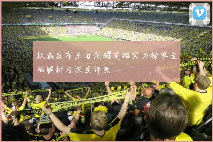 权威发布王者荣耀英雄实力榜单全面解析与深度评测